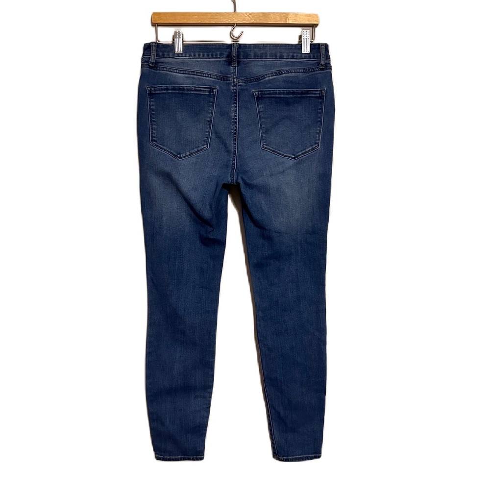 Rewash New York Skinny Jeans Women’s JR Size 13 | 30”Stretch Denim Med Blue Wash - Picture 3 of 13